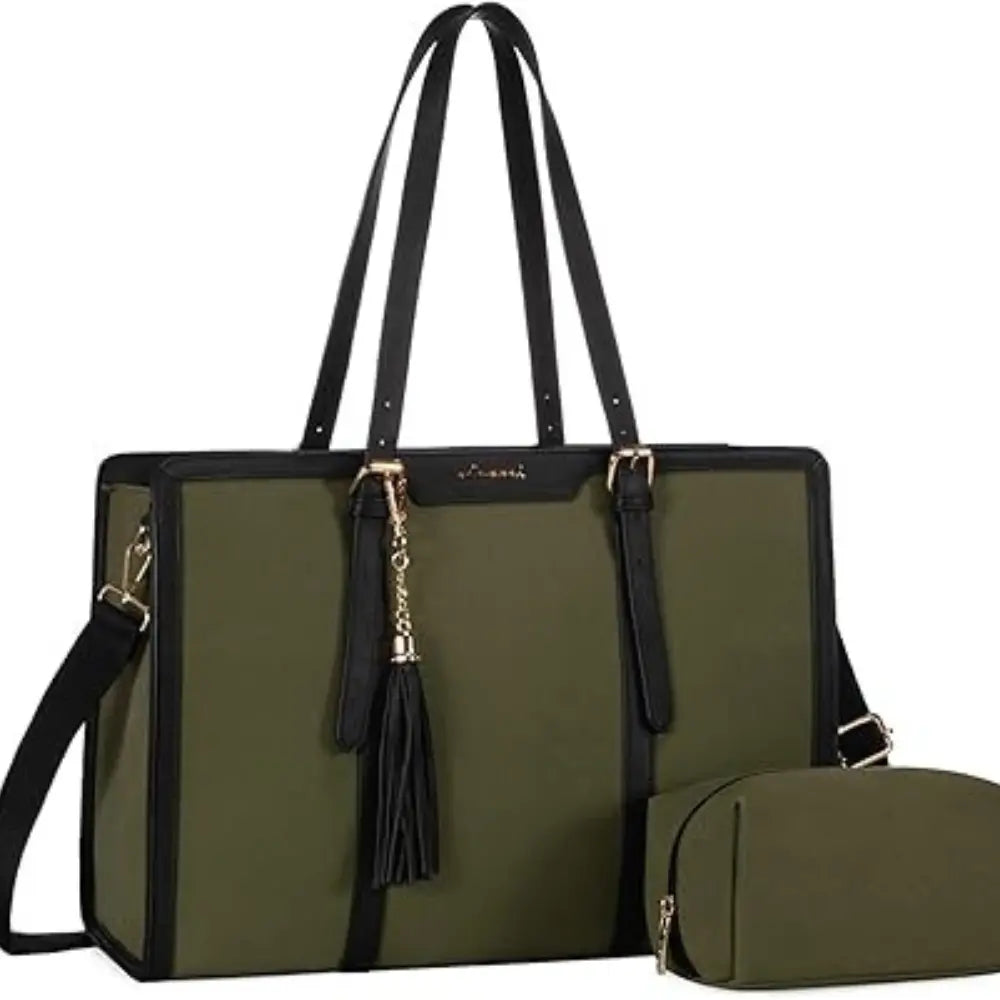 Sac Tote Laptop XXL – Grande Capacité, Waterproof & Pochette Assortie