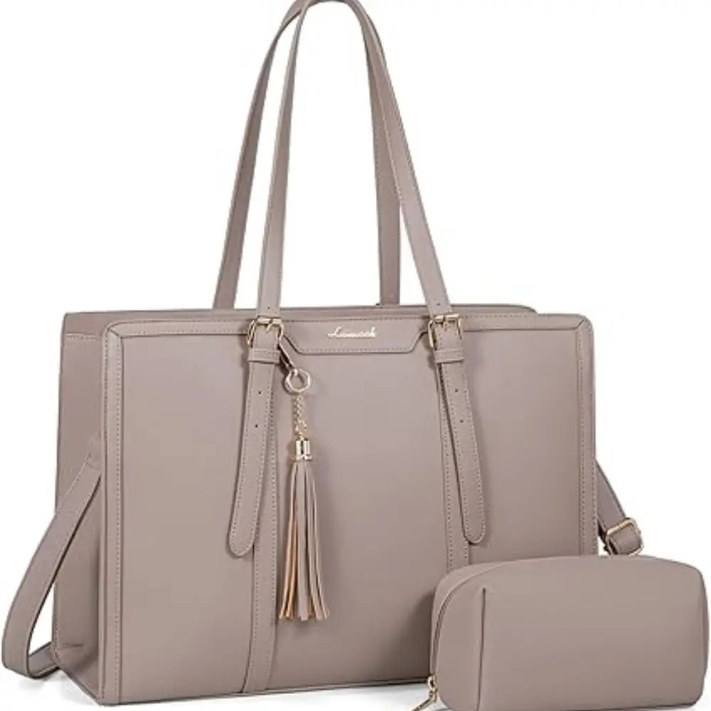 Sac Tote Laptop XXL – Grande Capacité, Waterproof & Pochette Assortie