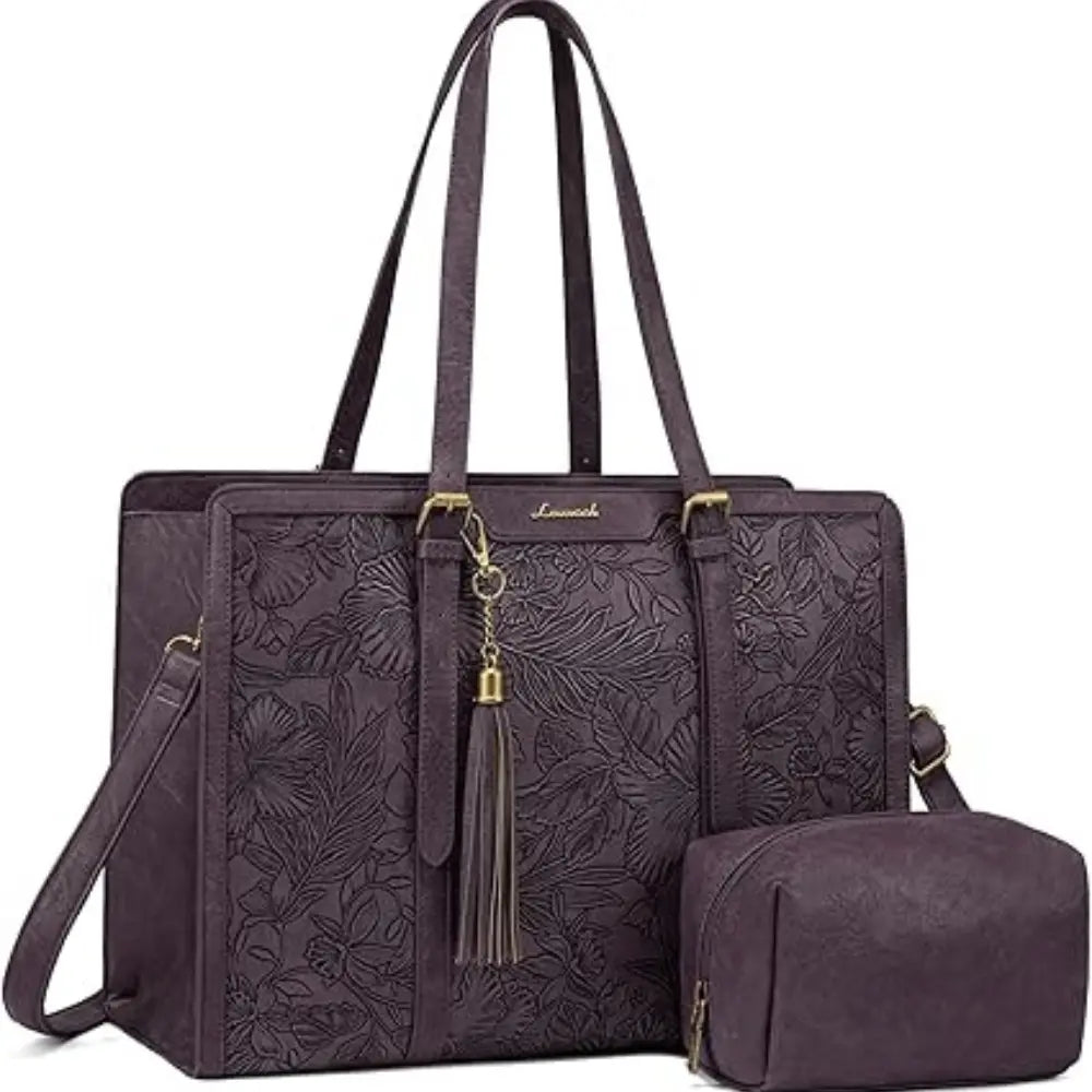 Sac Tote Laptop XXL – Grande Capacité, Waterproof & Pochette Assortie