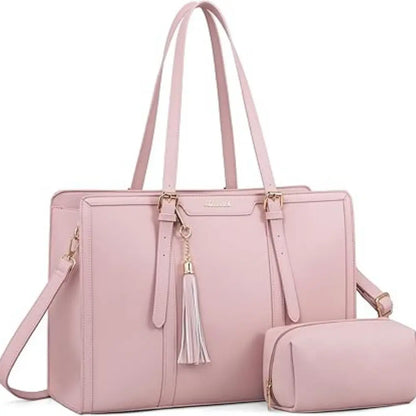 Sac Tote Laptop XXL – Grande Capacité, Waterproof & Pochette Assortie