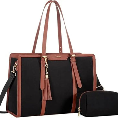 Sac Tote Laptop XXL – Grande Capacité, Waterproof & Pochette Assortie