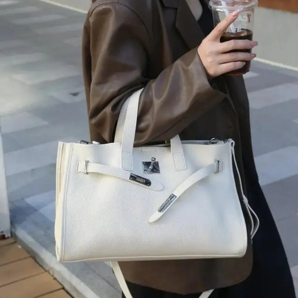 Sac en cuir véritable – Élégance intemporelle & fonctionnalité maximale