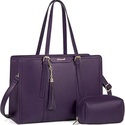 Sac Tote Laptop XXL – Grande Capacité, Waterproof & Pochette Assortie
