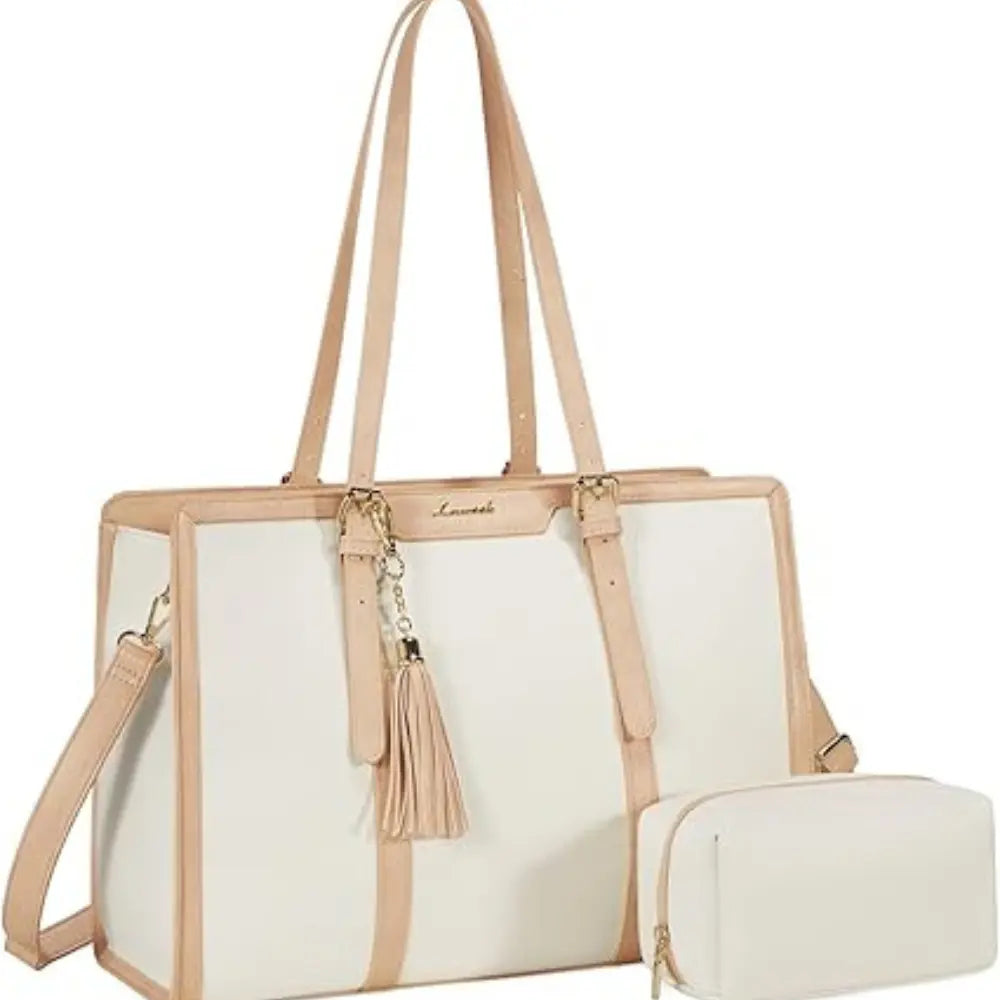 Sac Tote Laptop XXL – Grande Capacité, Waterproof & Pochette Assortie