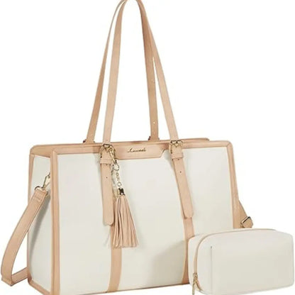 Sac Tote Laptop XXL – Grande Capacité, Waterproof & Pochette Assortie