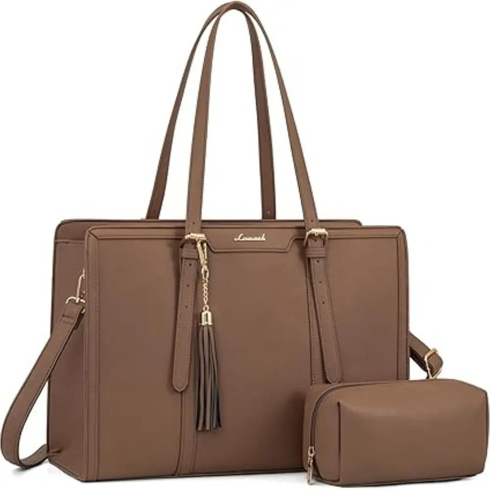 Sac Tote Laptop XXL – Grande Capacité, Waterproof & Pochette Assortie