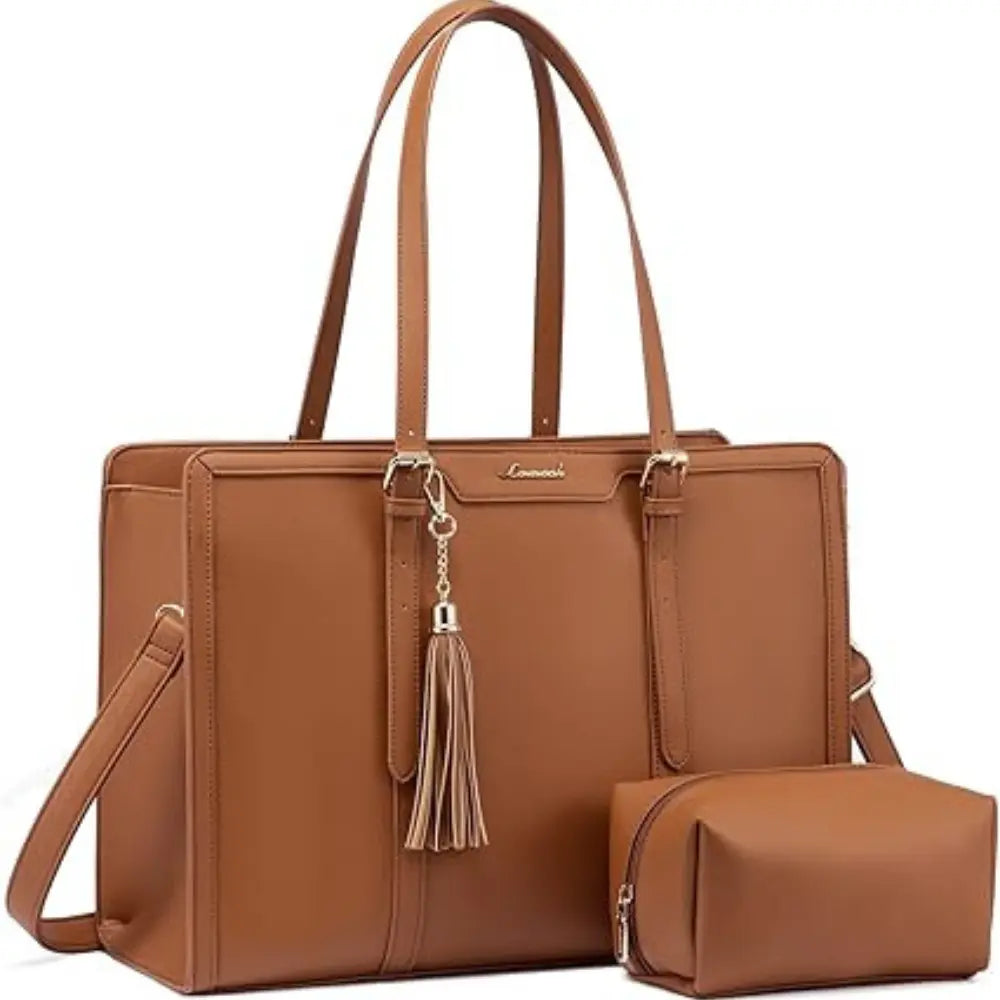 Sac Tote Laptop XXL – Grande Capacité, Waterproof & Pochette Assortie
