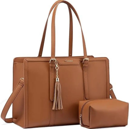 Sac Tote Laptop XXL – Grande Capacité, Waterproof & Pochette Assortie