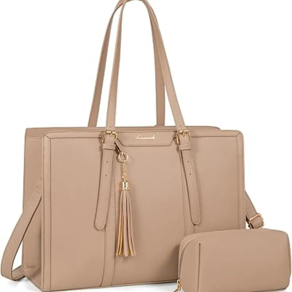 Sac Tote Laptop XXL – Grande Capacité, Waterproof & Pochette Assortie