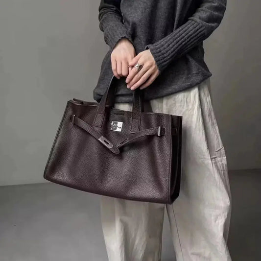 Sac en cuir véritable – Élégance intemporelle & fonctionnalité maximale